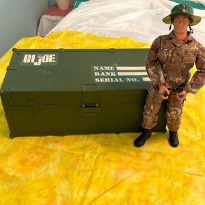 Hasbro Military Green GI Joe Footlocker/Trunk